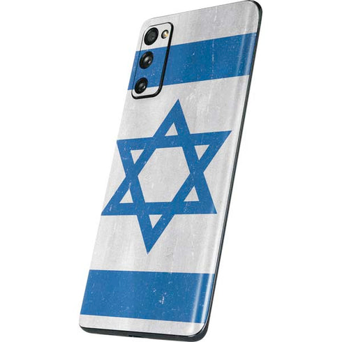 Israel Flag Distressed Galaxy S20 Fan Edition Skin